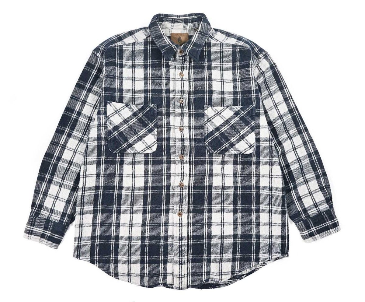 画像1: Used St John's Bay Heavy Flannel Shirt (1)
