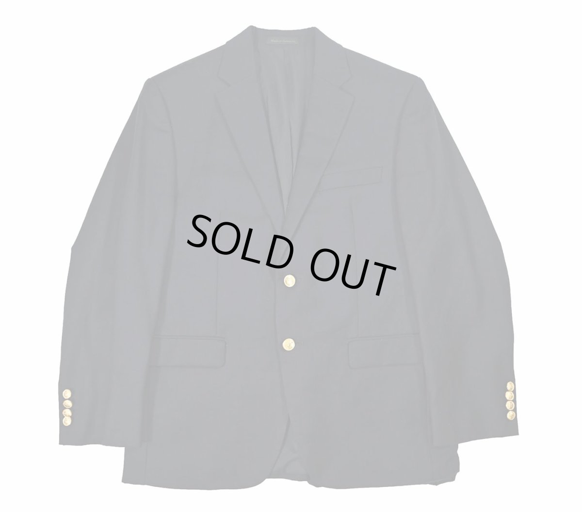 画像1: Used Lauren Ralph Lauren Navy Blazer (1)