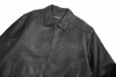 画像3: Used St John's Bay Leather Jacket Black (3)