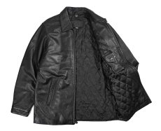 画像5: Used St John's Bay Leather Jacket Black (5)