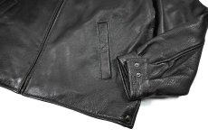 画像4: Used St John's Bay Leather Jacket Black (4)