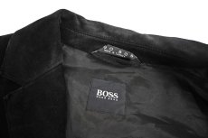 画像6: Used Hugo Boss Suede Jacket Black (6)