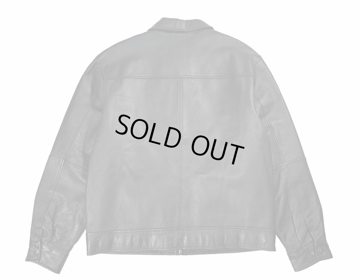 画像2: Used St John's Bay Leather Jacket Black (2)