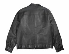 画像2: Used St John's Bay Leather Jacket Black (2)