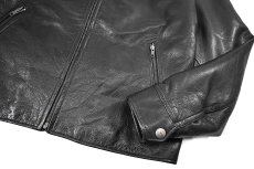 画像4: Used Coach Leather Jacket Black (4)