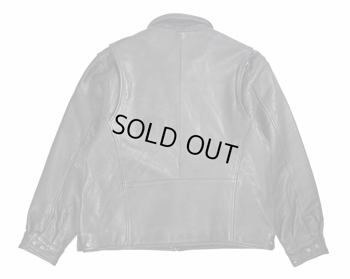 画像2: Used St John's Bay Leather Jacket Black (2)
