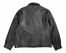 画像2: Used St John's Bay Leather Jacket Black (2)