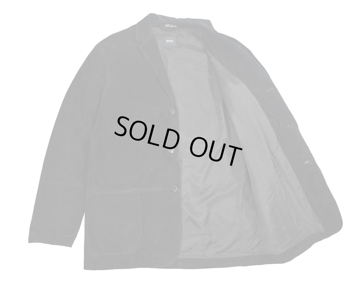 画像5: Used Hugo Boss Suede Jacket Black (5)