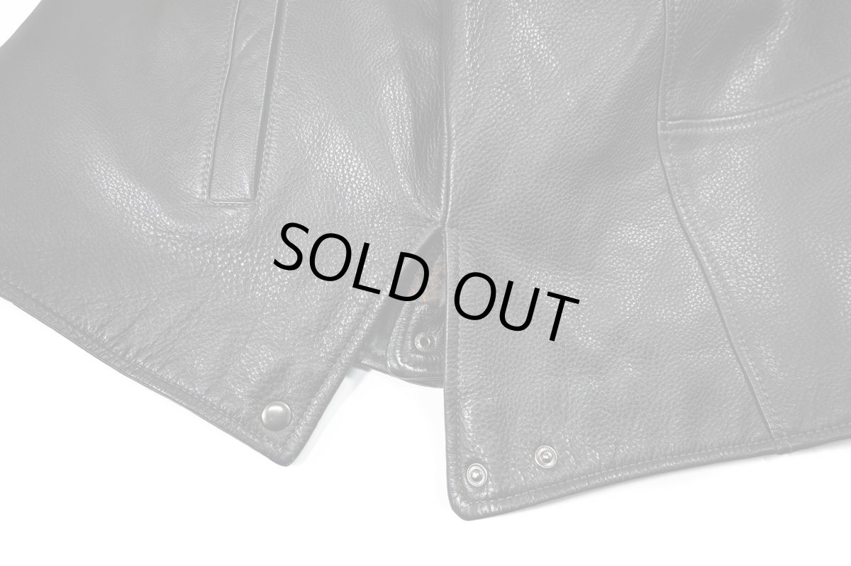 画像6: Used St John's Bay Leather Jacket Black (6)