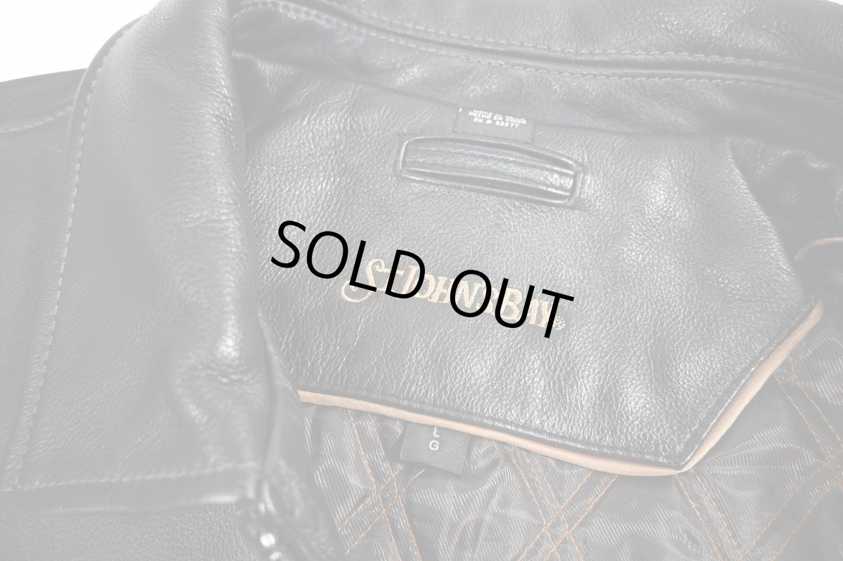 画像7: Used St John's Bay Leather Jacket Black (7)
