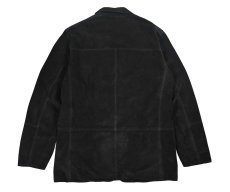 画像2: Used Hugo Boss Suede Jacket Black (2)