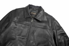 画像3: Used St John's Bay Leather Jacket Black (3)