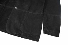 画像4: Used Hugo Boss Suede Jacket Black (4)