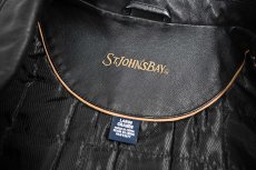 画像6: Used St John's Bay Leather Jacket Black (6)