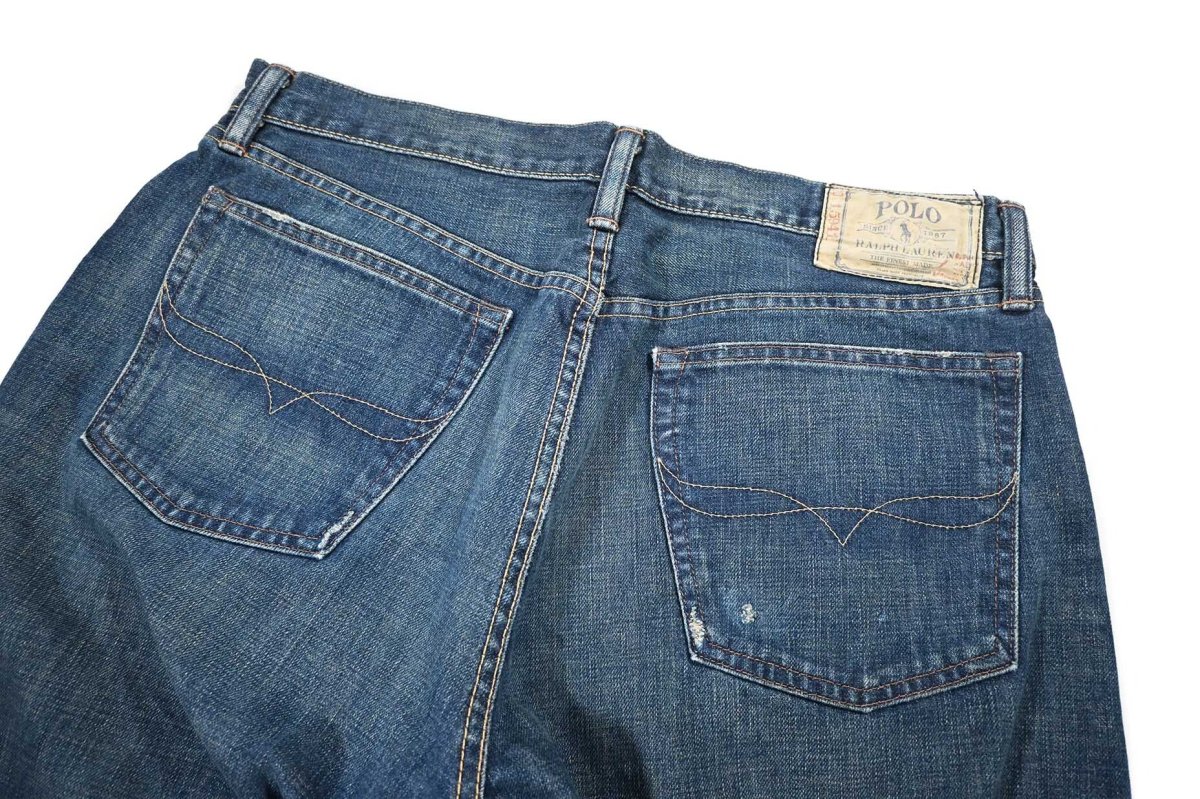 画像4: Used Polo Ralph Lauren Denim Pants ラルフローレン (4)