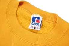 画像4: Used Russell Athletic Blank Sweat Shirt Yellow made in USA (4)