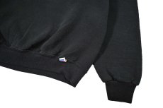 画像3: Used Russell Athletic Blank Sweat Shirt Black (3)