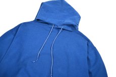 画像2: Used Russell Athletic Blank Sweat Hoodie Blue made in USA (2)