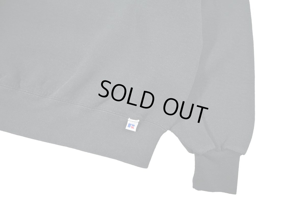 画像3: Used Russell Athletic Blank Sweat Shirt Black made in USA (3)