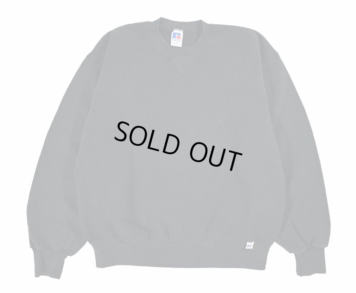 画像1: Used Russell Athletic Blank Sweat Shirt Black made in USA (1)