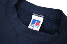 画像4: Used Russell Athletic Blank Sweat Shirt Navy made in USA (4)