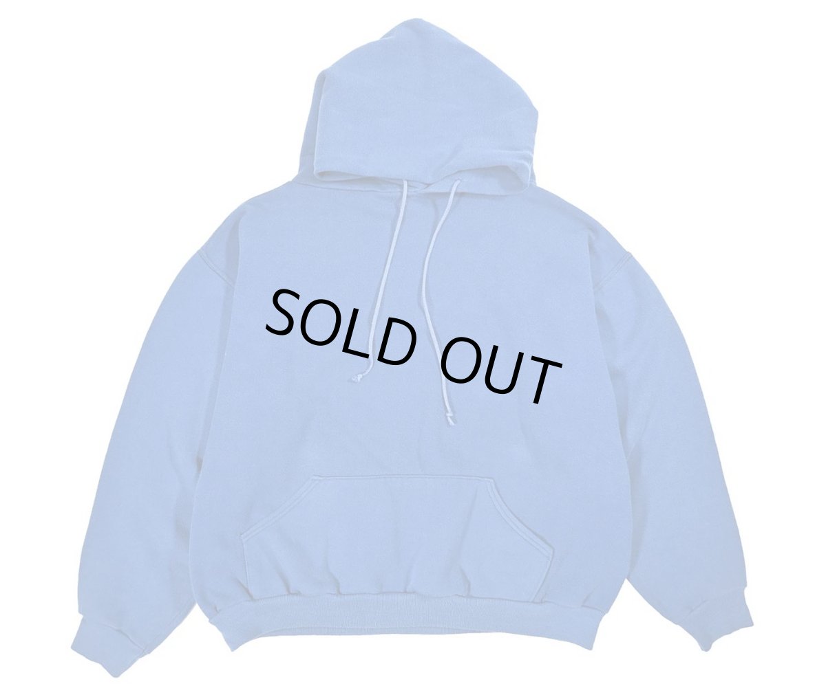 画像1: Used Russell Athletic Blank Sweat Hoodie Blue made in USA (1)