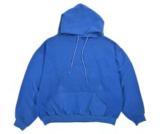 画像1: Used Russell Athletic Blank Sweat Hoodie Blue made in USA (1)