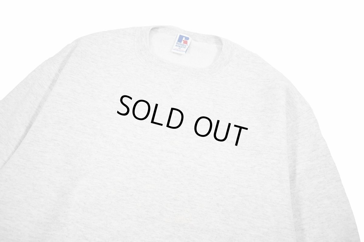 画像2: Used Russell Athletic Blank Sweat Shirt Ash made in USA (2)