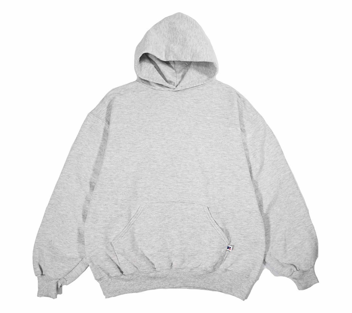 画像1: Used Russell Athletic Blank Sweat Hoodie Ash made in USA (1)