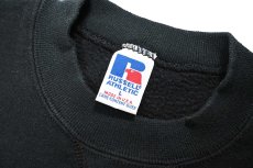 画像4: Used Russell Athletic Blank Sweat Shirt Black made in USA (4)