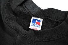 画像4: Used Russell Athletic Blank Sweat Shirt Black (4)
