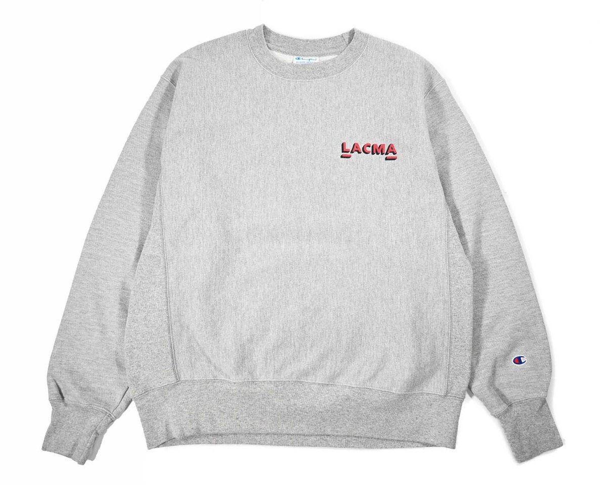 画像1: Used Champion Reverse Weave Sweat Shirt "LACMA" (1)