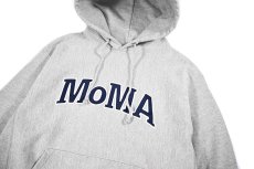 画像2: Used Champion Reverse Weave Sweat Hoodie "MoMA" (2)