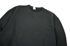 画像2: Used Russell Athletic Blank Sweat Shirt Black (2)