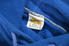 画像4: Used Russell Athletic Blank Sweat Hoodie Blue made in USA (4)