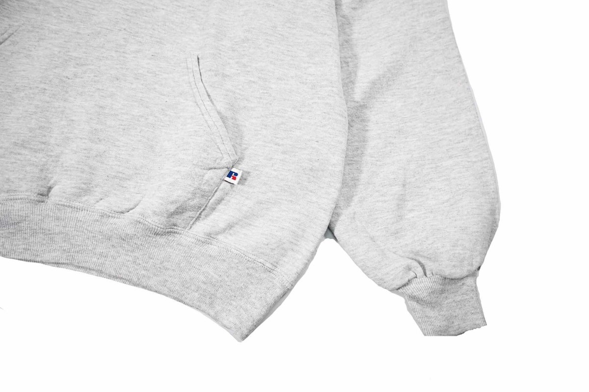 画像3: Used Russell Athletic Blank Sweat Hoodie Ash made in USA (3)