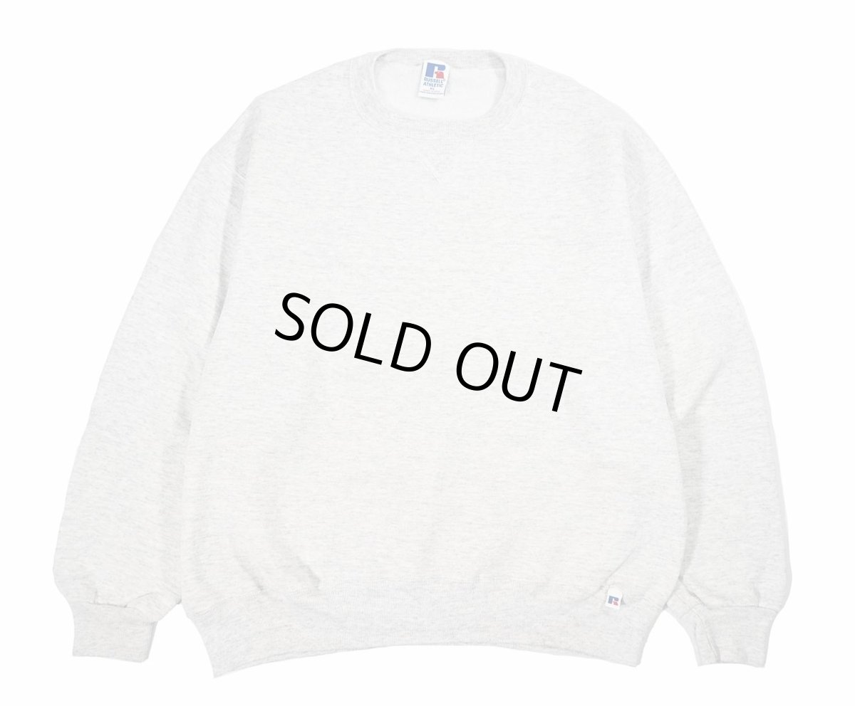 画像1: Used Russell Athletic Blank Sweat Shirt Ash made in USA (1)