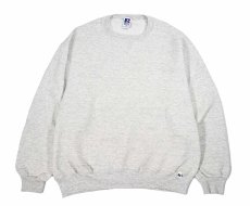 画像1: Used Russell Athletic Blank Sweat Shirt Ash made in USA (1)