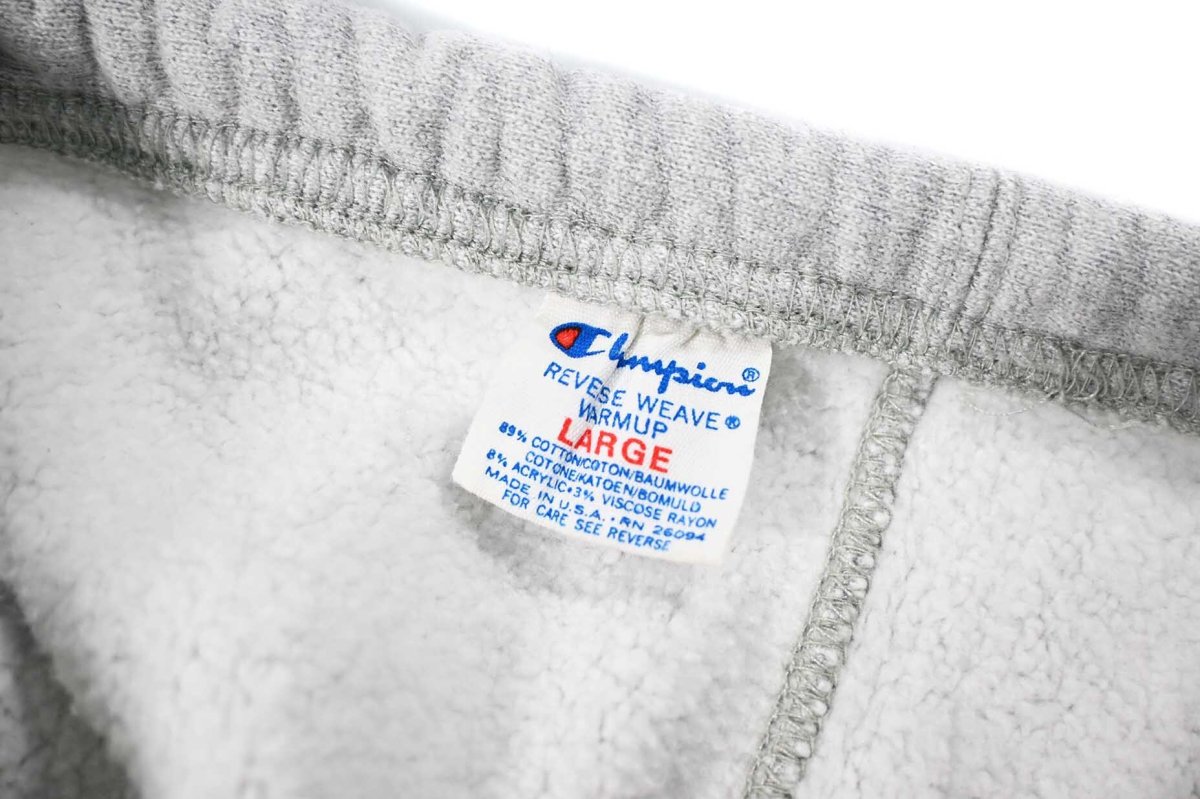 画像6: 80s Used Champion Reverse Weave Sweat Pants Ash made in USA (6)
