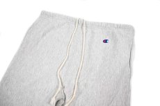 画像2: 80s Used Champion Reverse Weave Sweat Pants Ash made in USA (2)