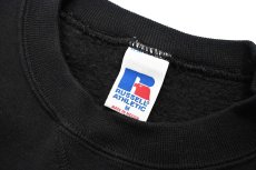 画像4: Used Russell Athletic Blank Sweat Shirt Black (4)