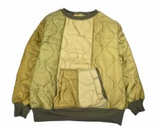 画像1: oddment Quilting Liner Crew Olive (1)