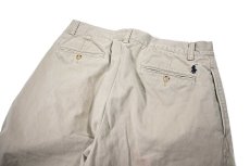 画像4: Used Polo Ralph Lauren Pleated Chino Trouser Khaki "Ethan Pant" ラルフローレン (4)