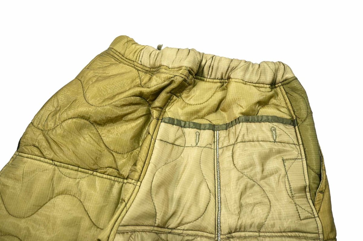 画像4: oddment Quilting Liner Pants Olive (4)