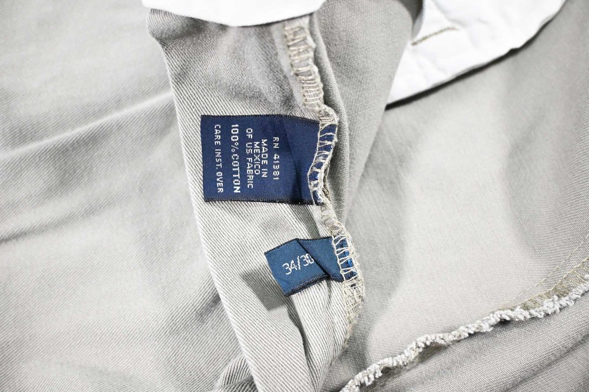画像7: Used Polo Ralph Lauren Pleated Chino Trouser Grey "Hammond Pant" ラルフローレン (7)