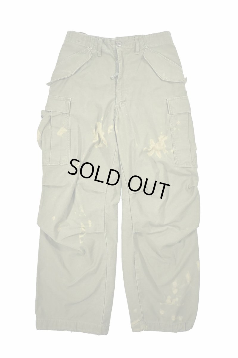 画像1: 70s Used Us Army M-65 Field Pants Olive (1)