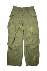 画像1: 70s Used Us Army M-65 Field Pants Olive (1)