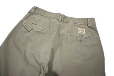 画像4: Used Polo Ralph Lauren Pleated Chino Trouser Olive ラルフローレン (4)