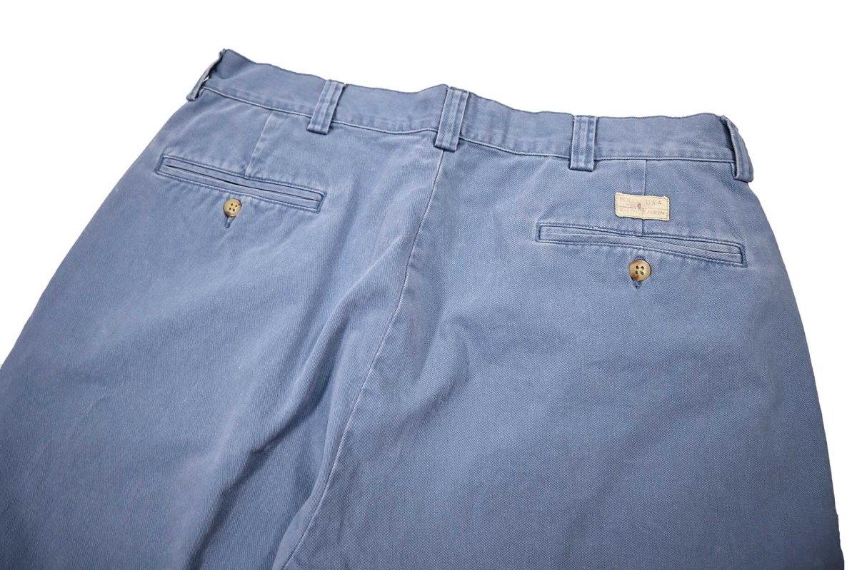 画像4: Used Polo Ralph Lauren Chino Trouser Blue ラルフローレン (4)