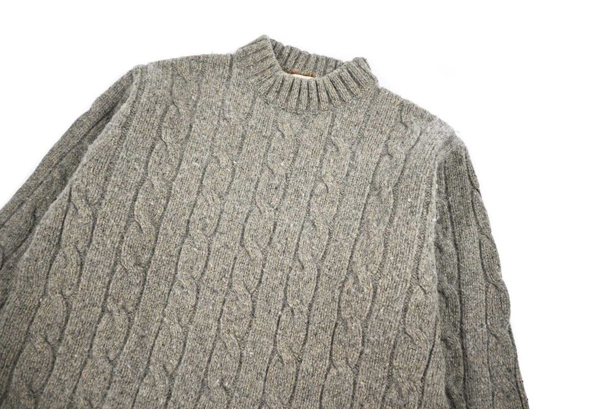 画像2: Used L.L.Bean Wool Knit Sweater (2)